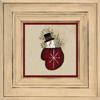 Snowman in Mitten
